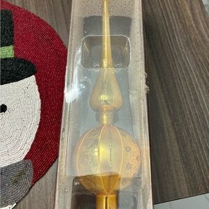 Martha Stewart Gold Holiday Tree Topper